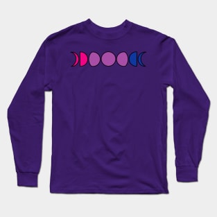 Pride Moons Bisexual Long Sleeve T-Shirt